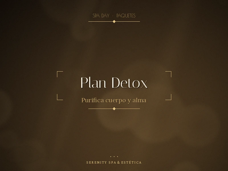 Plan Detox Spa Bogotá Norte — coctel detox, drenaje linfático y jacuzzi